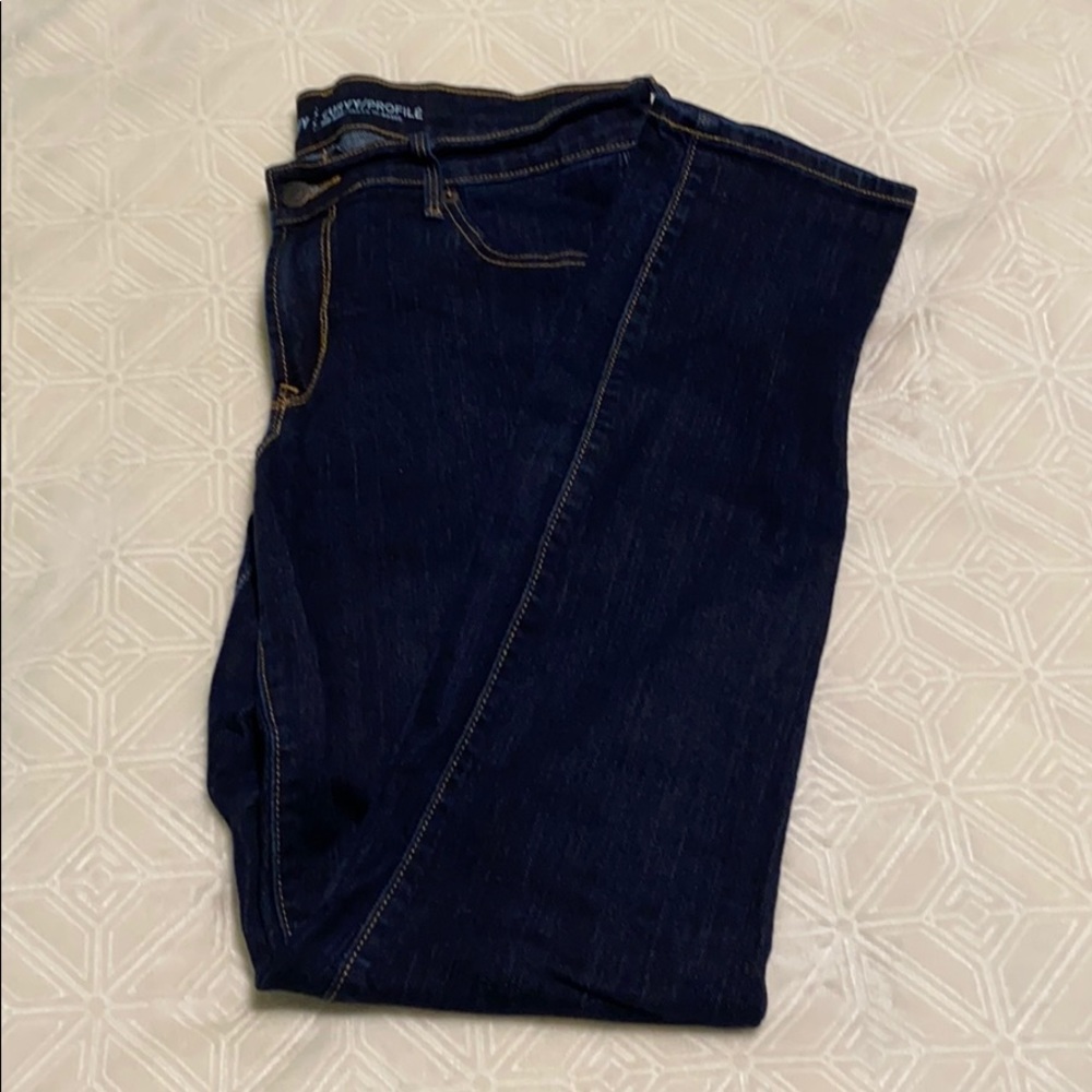 Old Navy Mid Rise Curvy Profile Skinny Jeans